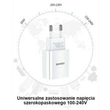T18 1xUSB 2.1A galvas lādētājs