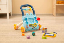 EDUCATIONAL TOY - ZOO PUSHER BLUE