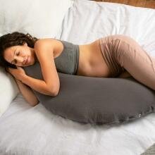 Doomoo Comfy Big nursing pillow, Tetra Grey