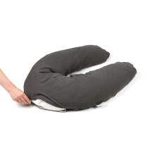 Doomoo Comfy Big nursing pillow, Tetra Grey