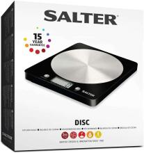 Salter 1036 BKSSDR Disc Electronic Digital Kitchen Scales Black