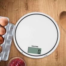 Salter 1080 WHDR12 Mono Electronic Digital Kitchen Scales - White