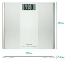 Salter 9009 WH3REU16 Ultimate Accuracy Electronic Bathroom Scales white