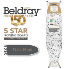Beldray LA089236GRY1EU7 150 Years 122x38cm 5* Ironing Board Grey Monodo