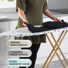 Beldray LA089236GRY1EU7 150 Years 122x38cm 5* Ironing Board Grey Monodo