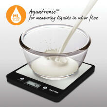 Salter 1241A BKDRCEU16 Evo Electronic Kitchen Scale Black