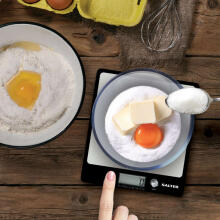 Salter 1241A BKDRCEU16 Evo Electronic Kitchen Scale Black