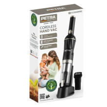 Petra PF01096VDEEU7 Cordless Hand Vac  Black and Platinum