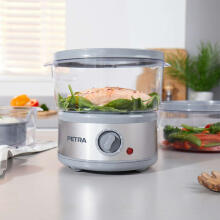 Petra PT2726ZV2HEVDE 3 Tier Steamer