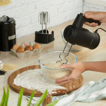 Petra PT5613BMBLKVDE 300 W Easy Stone Hand mixer, Black