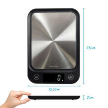 Salter 1068 BKEU16 Ultra Slim Kitchen Scale