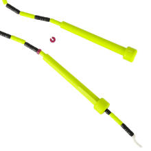 Ikonka Art.KX3807 Children's skipping rope green and black 9ft