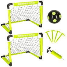 Ikonka Art.KX3813 Football goals small set with pump ball