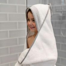 Doomoo полотенце с капюшоном Dry and Play, White