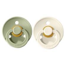 Bibs Colour Ivory/Sage  Art.173757, Pacifier, 100% natural
