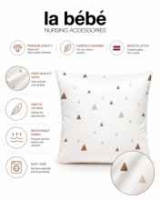 La Bebe™ Satin Art.17444 Pearl pillow case 40x60cm