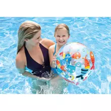 I-Toys Beach Ball Art.176811 Spilgta piepūšamā pludmales bumba 51 cm