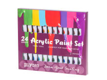 Ikonka Art.KX5496_1 Artistic acrylic paints multicoloured 24 tubes