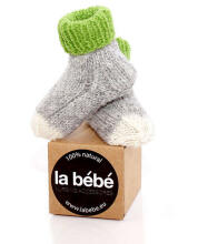 La Bebe™ Lambswool Natural Eco Socks Art.17699 Random
