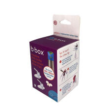 Insulated drink bottle replacement straw tops - 2 pack, b.box