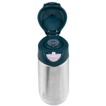 500ml insulated sport spout bottle - indigo rose, b.box