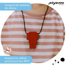 Robot Pendant, Red, Jellystone Design