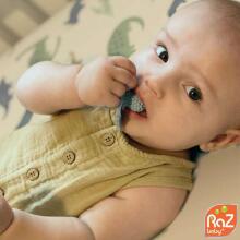 Teether, Juicy Raspberry, Blue, RaZbaby
