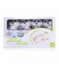 4Baby Rabbit art.R08  Музыкальная карусель с мягкими игрушками
