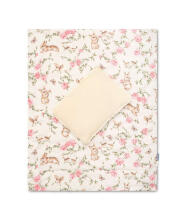 COTTON-MUSLIN SET PACK. ROMANTIC GARDEN ECRU