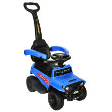 Bebe Basic Kid's Step Car with Parent Handle Art.179725 Kids' Step Car with Parent Handle, Blue