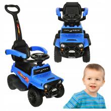 Bebe Basic Kid's Step Car with Parent Handle Art.179725 Kids' Step Car with Parent Handle, Blue