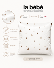 La Bebe™ Satin Art.18246 Pearl pillow case 40x40cm