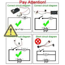 RUNCCI-YUN 8 Set DC Motors Kit Art.183007 , 130 Micro DC Motor 1.5V-3V 12000-15000 RPM, 8 x AA Battery Holder, Mini Boat Switch