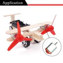 RUNCCI-YUN 8 Set DC Motors Kit Art.183007 , 130 Micro DC Motor 1.5V-3V 12000-15000 RPM, 8 x AA Battery Holder, Mini Boat Switch