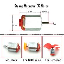 RUNCCI-YUN 8 Set DC Motors Kit Art.183007 , 130 Micro DC Motor 1.5V-3V 12000-15000 RPM, 8 x AA Battery Holder, Mini Boat Switch