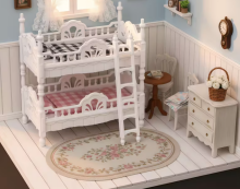Stomble Family Toys Compatible with Sylvanian Families Art.183586  Кровать двухъярусная (совместимо с Sylvanian Families)