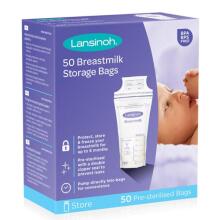 Lansinoh Breastmilk Storage Bag Art.40055 Krūts Piena uzglabāšanas maisiņi 50gab.180ml
