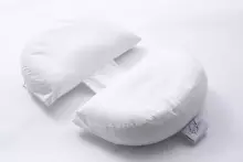 Basic CS Lline Care & Support С-Shape Pillow Surgery Art.184919 White Ergonomic pillow designed for comfortable side sleeping after surgery 90x40 cm