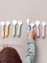 Babybjorn Spoon&Fork Pink/Purple Art.073046
