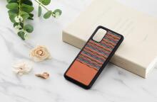 MAN&WOOD case for Galaxy S20+ browny check black