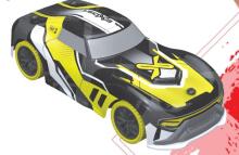 EXOST radio control car Star rush, scale 1:28