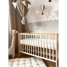 La Bebe™ Loft Cribbed Art.191493 Cloud Baby wooden classical bed