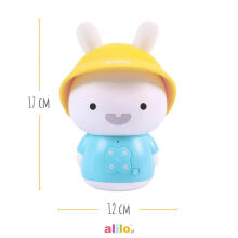 Alilo Smart Hare G9 LV – Interactive Musical Player and Developmental Toy for Children from 0+, ar latviešu valodu, with 8GB Memory, Safe Silicone Ears, and Night Light