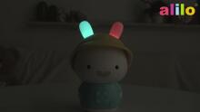 Alilo Smart Hare G9 LV – Interactive Musical Player and Developmental Toy for Children from 0+, ar latviešu valodu, with 8GB Memory, Safe Silicone Ears, and Night Light