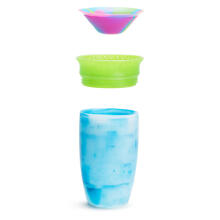 MUNCHKIN Miracle Tie Dye Cup, Tropical, Mixed case, 10oz  12m+, assort., 90316