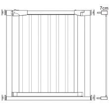 Stair safety gate Springos SG0012A 75-89 cm