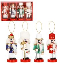 CA1110 CHRISTMAS DECORATION NUTCRACKER 10 CM 4 PCS.