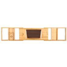 HA1024 BAMBOO BATHTUB SHELF