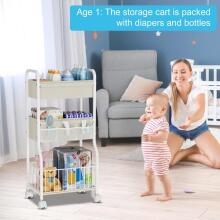 Baby Nappy Trolley Art.199290 Bērna istabas plaukts