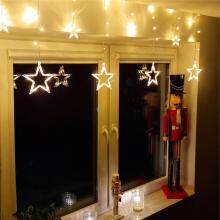 Christmas curtain Springos CL4010 2 m